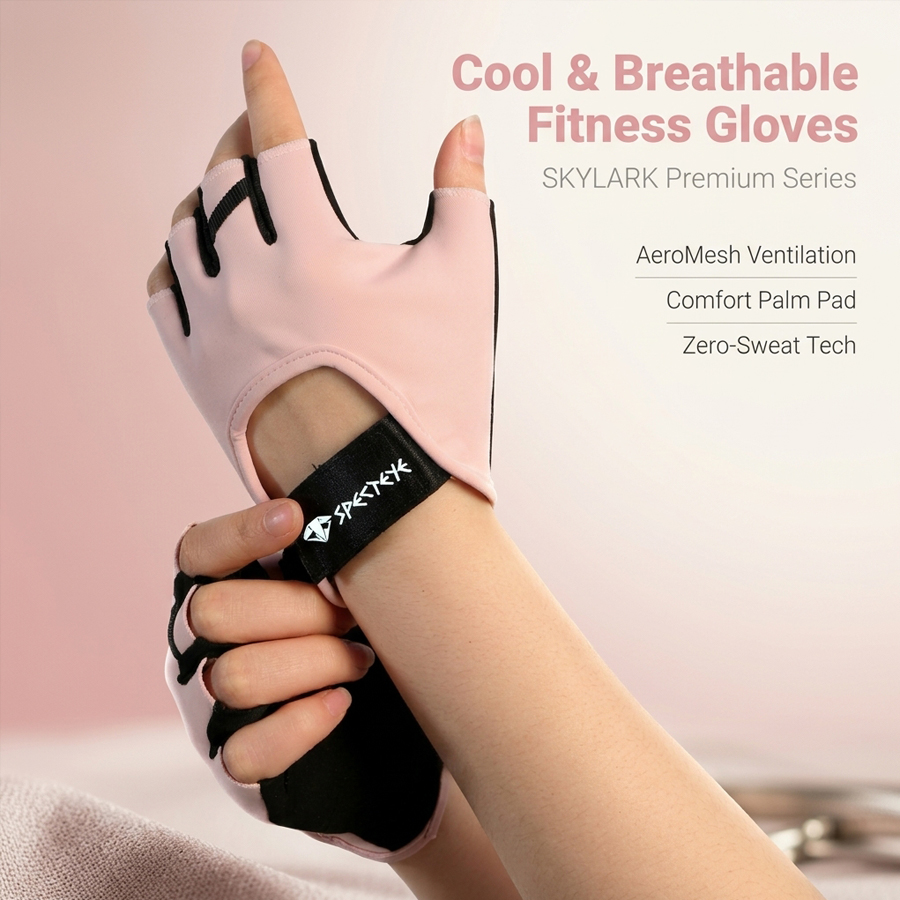 Guanti da fitness rosa a mezze - Workout Glove Gym recensione e prezzo