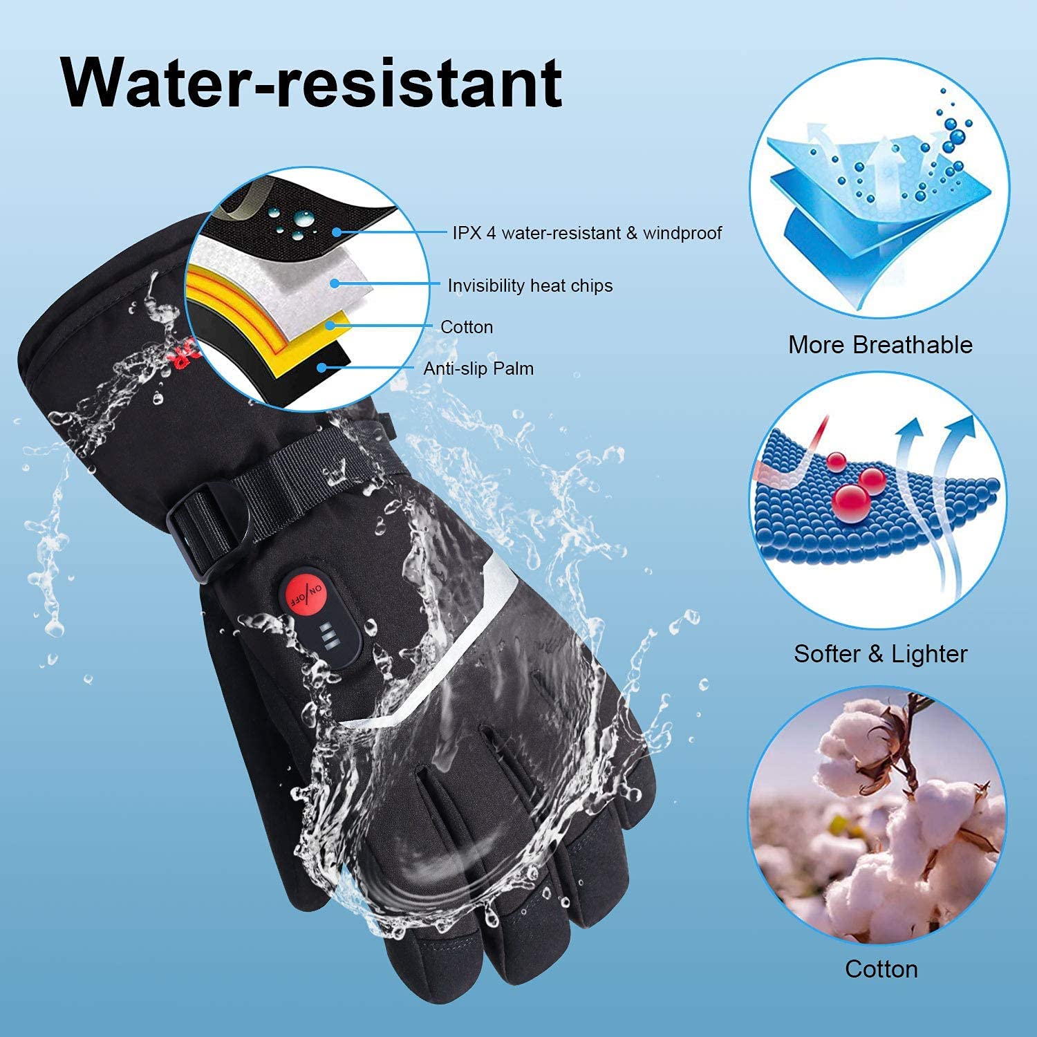 SNOW DEER Guanti riscaldati in - Heat Resistant Glove recensione e prezzo