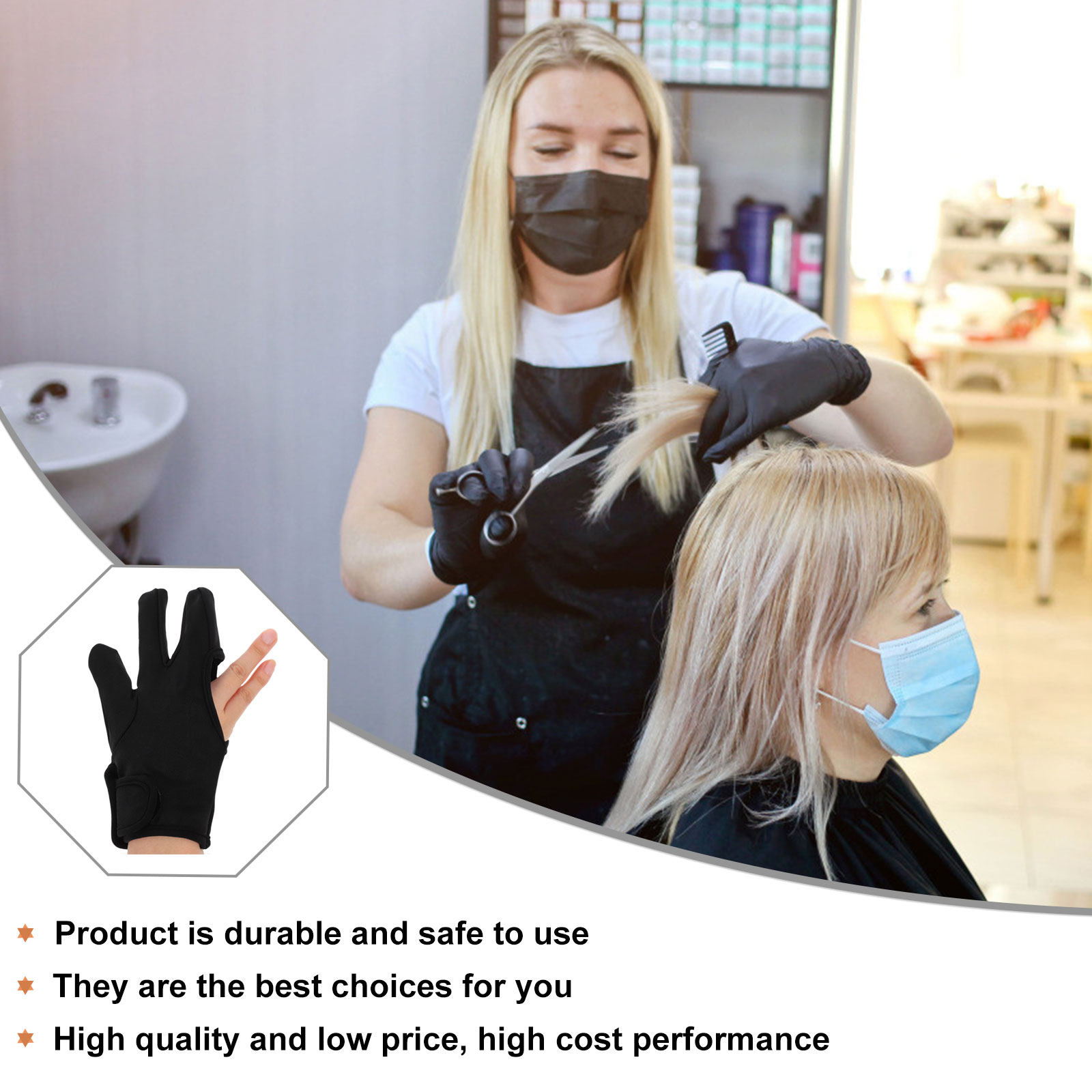 Guanto da Parrucchiere a 3 Dit - Heat Resistant Glove recensione e prezzo